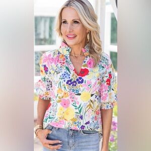 Avara Floral Spring Women's Top
